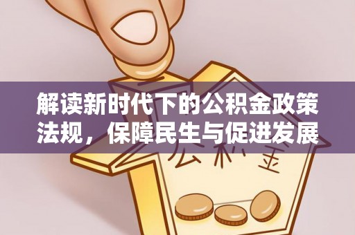 兴文解读新时代下的公积金政策法规，保障民生与促进发展的平衡之道