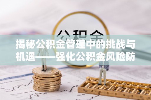 兴文揭秘公积金管理中的挑战与机遇——强化公积金风险防控的多维策略