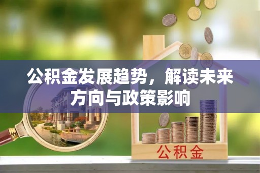 兴文公积金发展趋势，解读未来方向与政策影响