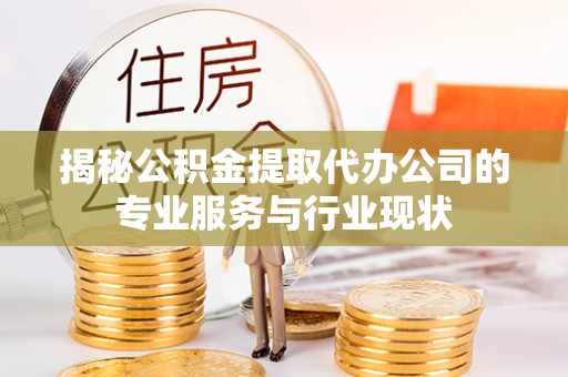 兴文揭秘公积金提取代办公司的专业服务与行业现状