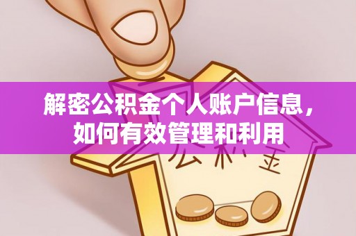 兴文解密公积金个人账户信息，如何有效管理和利用