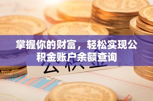 兴文掌握你的财富，轻松实现公积金账户余额查询