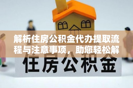 兴文解析住房公积金代办提取流程与注意事项，助您轻松解决资金难题