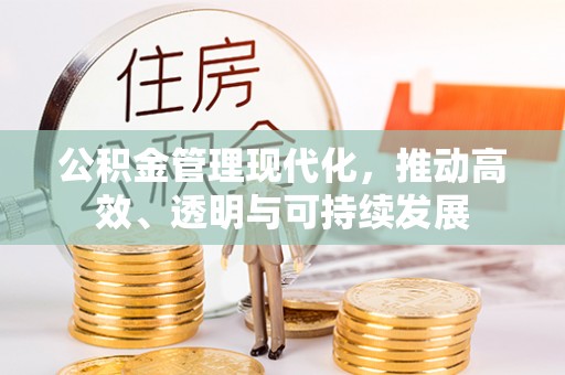 兴文公积金管理现代化，推动高效、透明与可持续发展