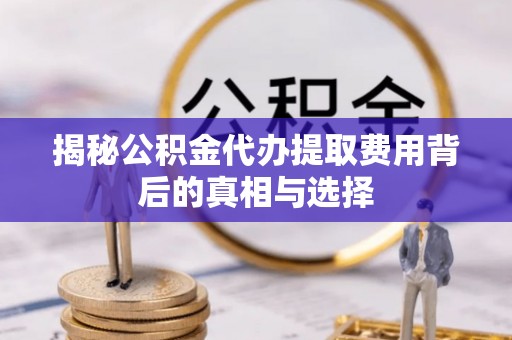 兴文揭秘公积金代办提取费用背后的真相与选择