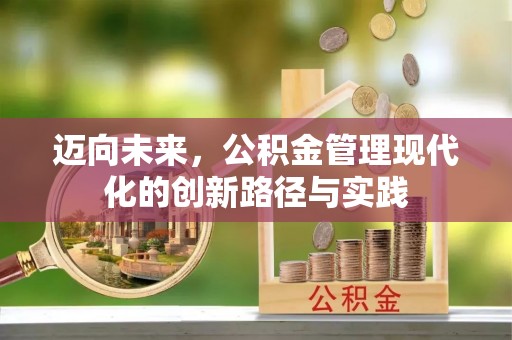 兴文迈向未来，公积金管理现代化的创新路径与实践