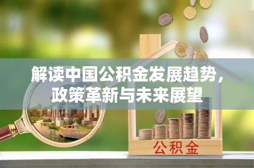 兴文解读中国公积金发展趋势，政策革新与未来展望