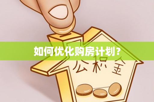 兴文如何优化购房计划？