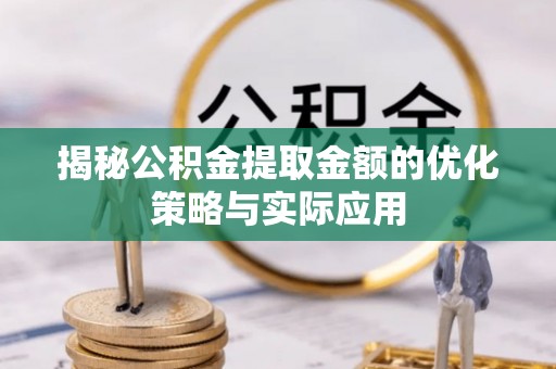 兴文揭秘公积金提取金额的优化策略与实际应用