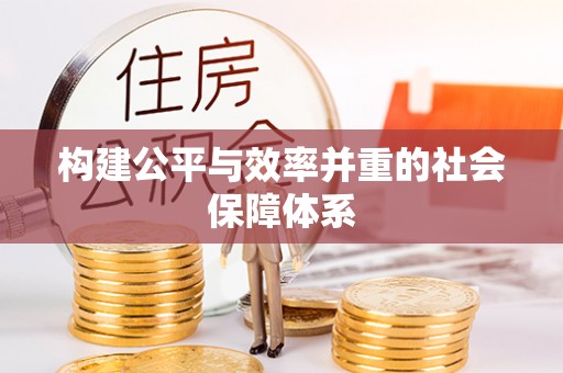 兴文构建公平与效率并重的社会保障体系
