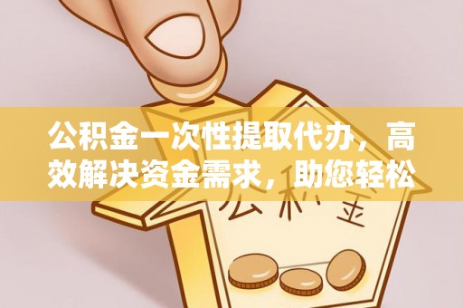 兴文公积金一次性提取代办，高效解决资金需求，助您轻松应对生活难题