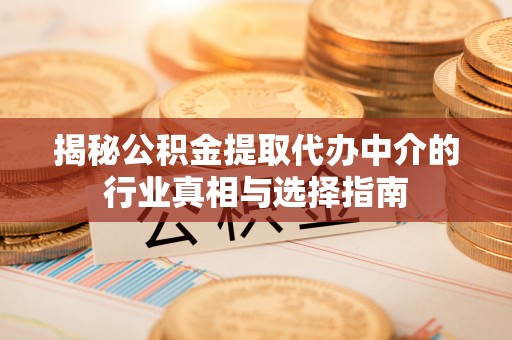 兴文揭秘公积金提取代办中介的行业真相与选择指南