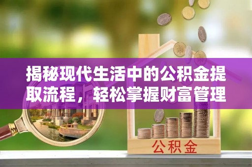兴文揭秘现代生活中的公积金提取流程，轻松掌握财富管理新技能
