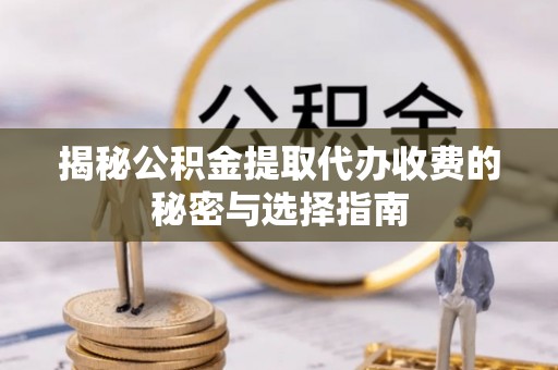 兴文揭秘公积金提取代办收费的秘密与选择指南