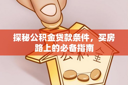 兴文探秘公积金贷款条件，买房路上的必备指南