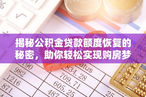 兴文揭秘公积金贷款额度恢复的秘密，助你轻松实现购房梦想