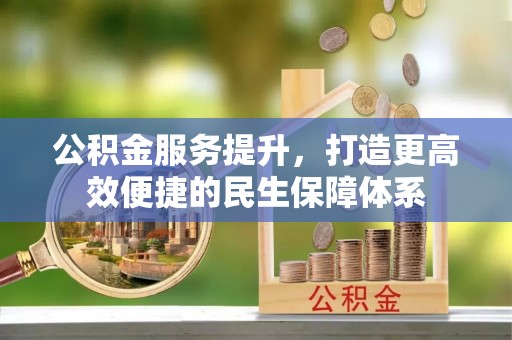 兴文公积金服务提升，打造更高效便捷的民生保障体系