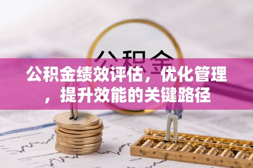 兴文公积金绩效评估，优化管理，提升效能的关键路径