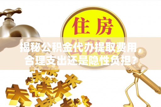 兴文揭秘公积金代办提取费用，合理支出还是隐性负担？