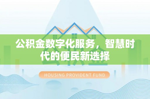 兴文公积金数字化服务，智慧时代的便民新选择