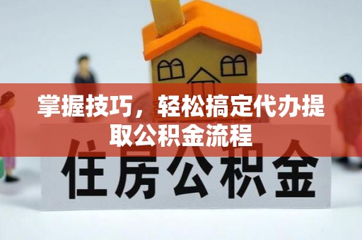 兴文掌握技巧，轻松搞定代办提取公积金流程