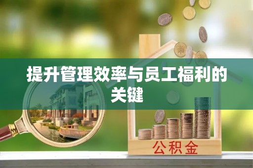 兴文提升管理效率与员工福利的关键
