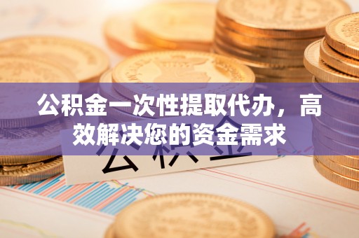 兴文公积金一次性提取代办，高效解决您的资金需求