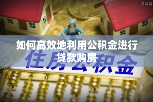 兴文如何高效地利用公积金进行贷款购房
