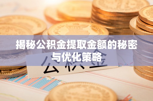 兴文揭秘公积金提取金额的秘密与优化策略