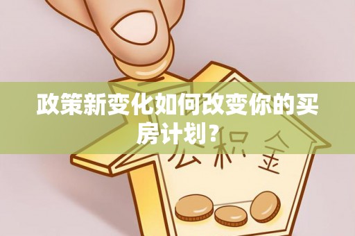兴文政策新变化如何改变你的买房计划？