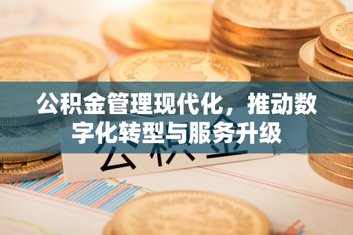 兴文公积金管理现代化，推动数字化转型与服务升级